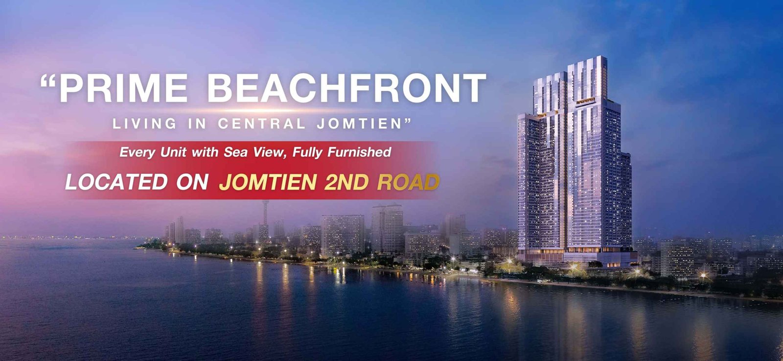 sky park lucian prime beachfront jomtien - select sales center property pattaya