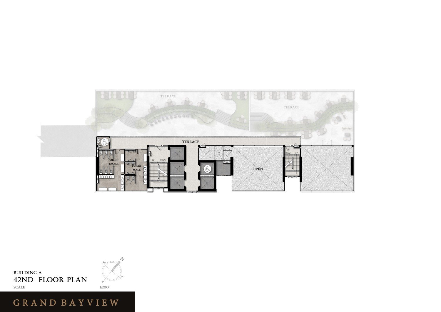 Building A - 42nd Floor Plan