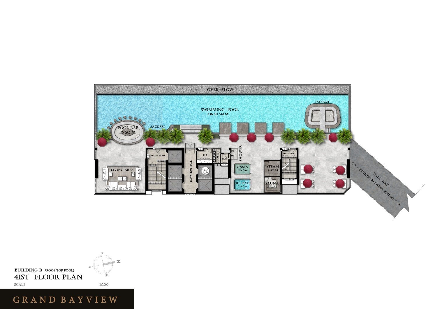 Building B - 41st Floor Plan