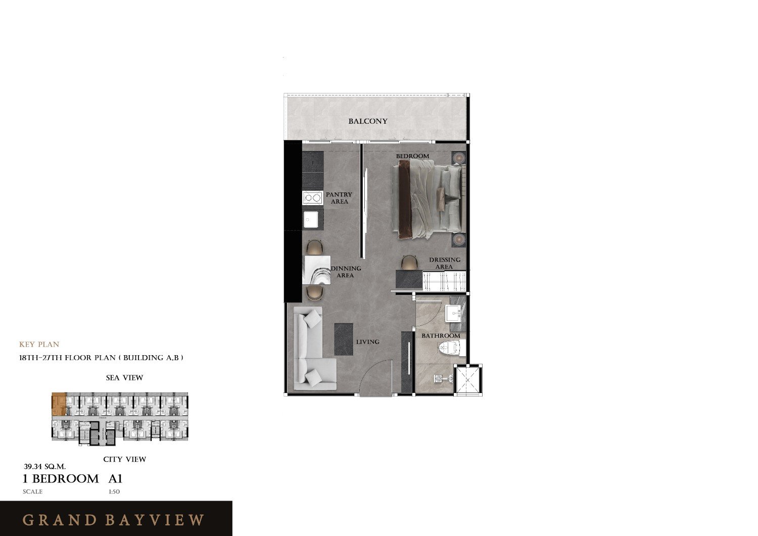 GBV 1-bedroom 35m² - 40m²