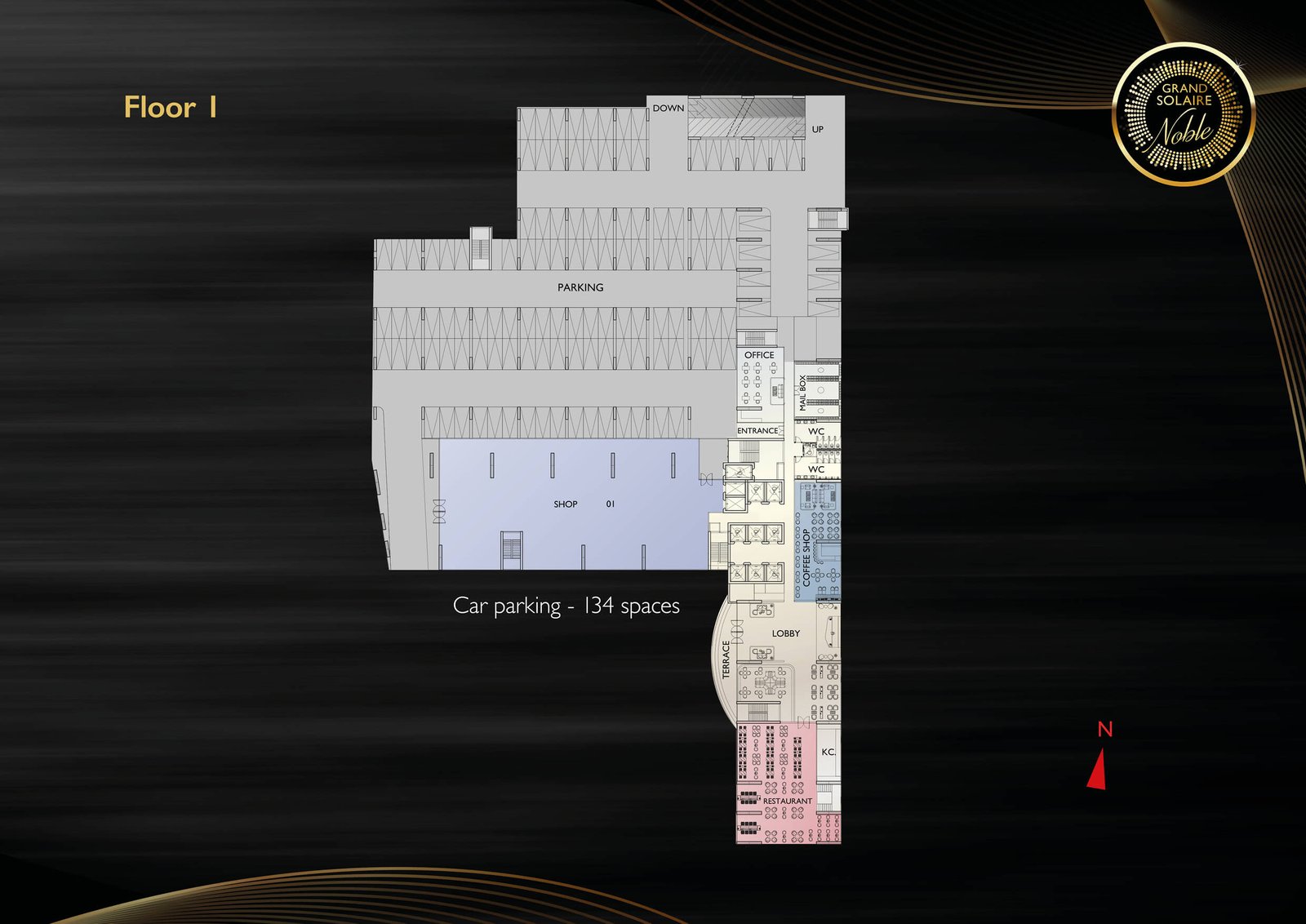 Grand Solaire Noble 68 Grand Solaire Noble Floor 1 - select property pattaya