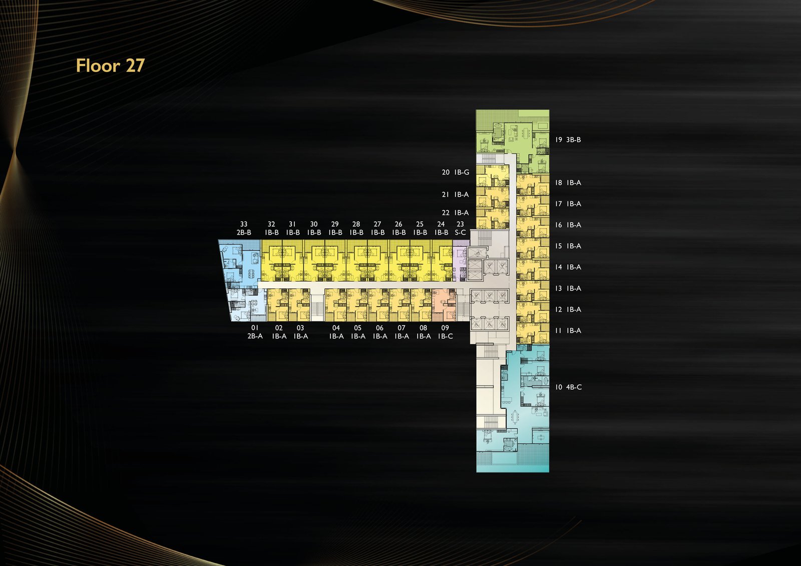 Grand Solaire Noble 79 Grand Solaire Noble Floor 27 - select property pattaya