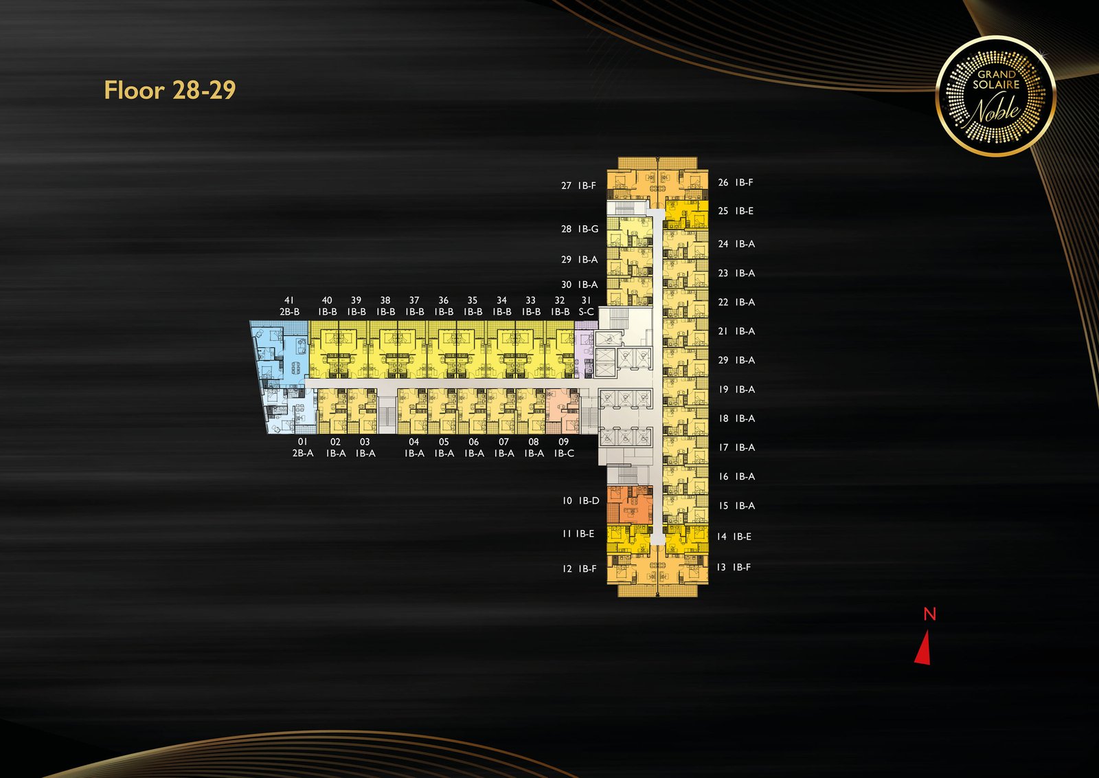 Grand Solaire Noble 80 Grand Solaire Noble Floor 28-29 - select property pattaya