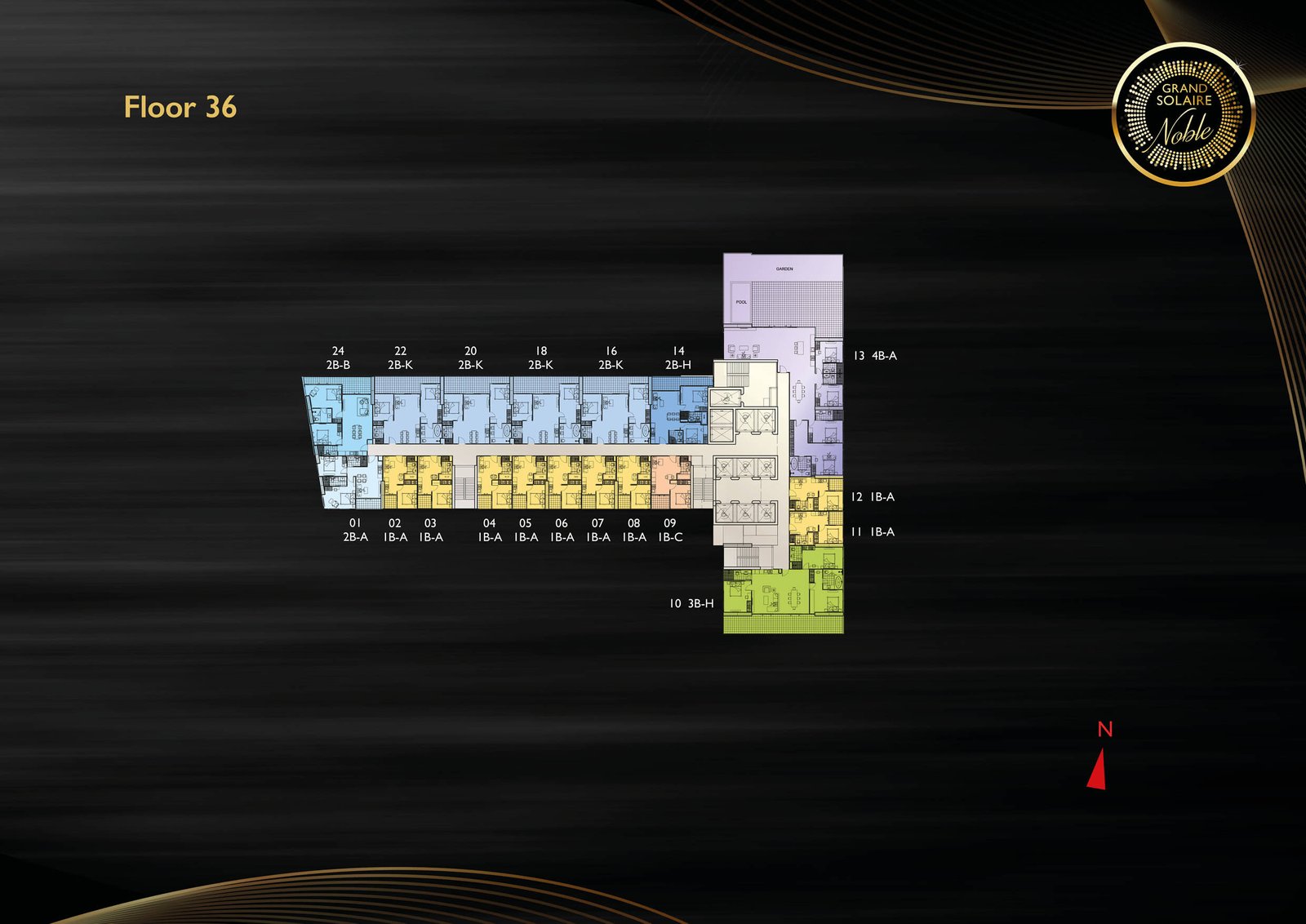 Grand Solaire Noble 86 Grand Solaire Noble Floor 36 - select property pattaya