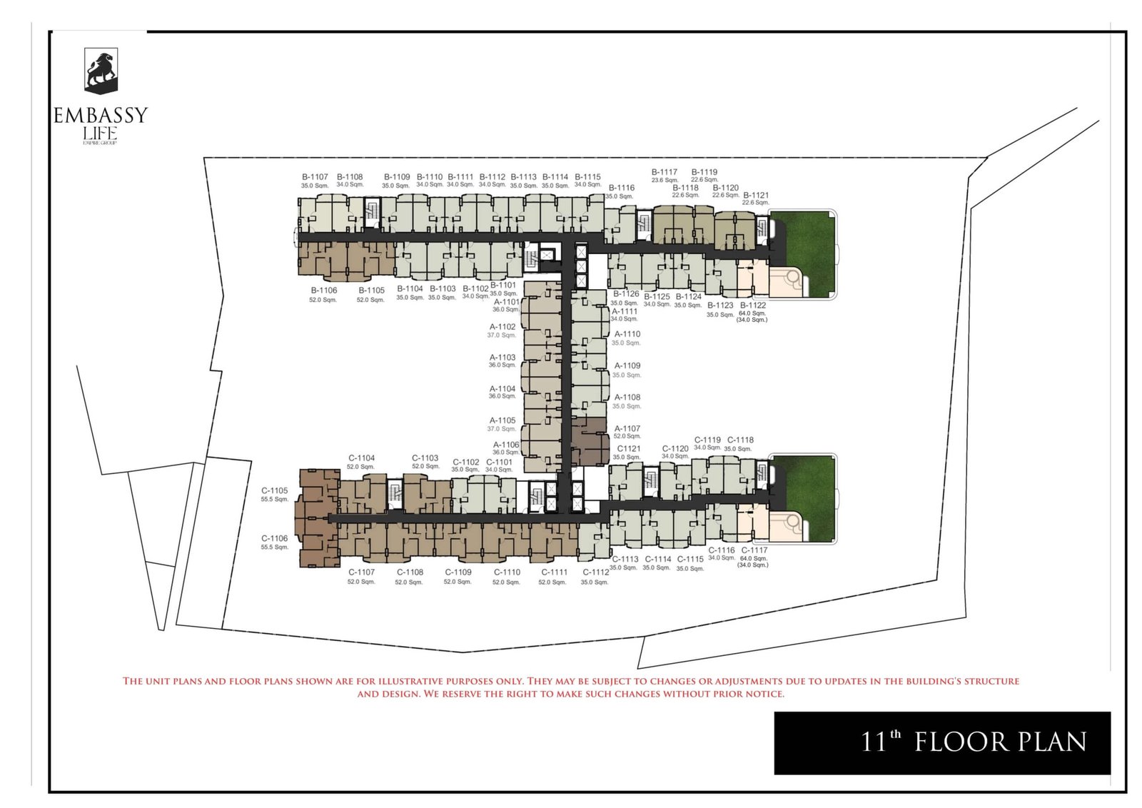 Embassy Life Condominium | Pattaya 98 Embassy Life condominium pattaya 11 floor plan - select property pattaya