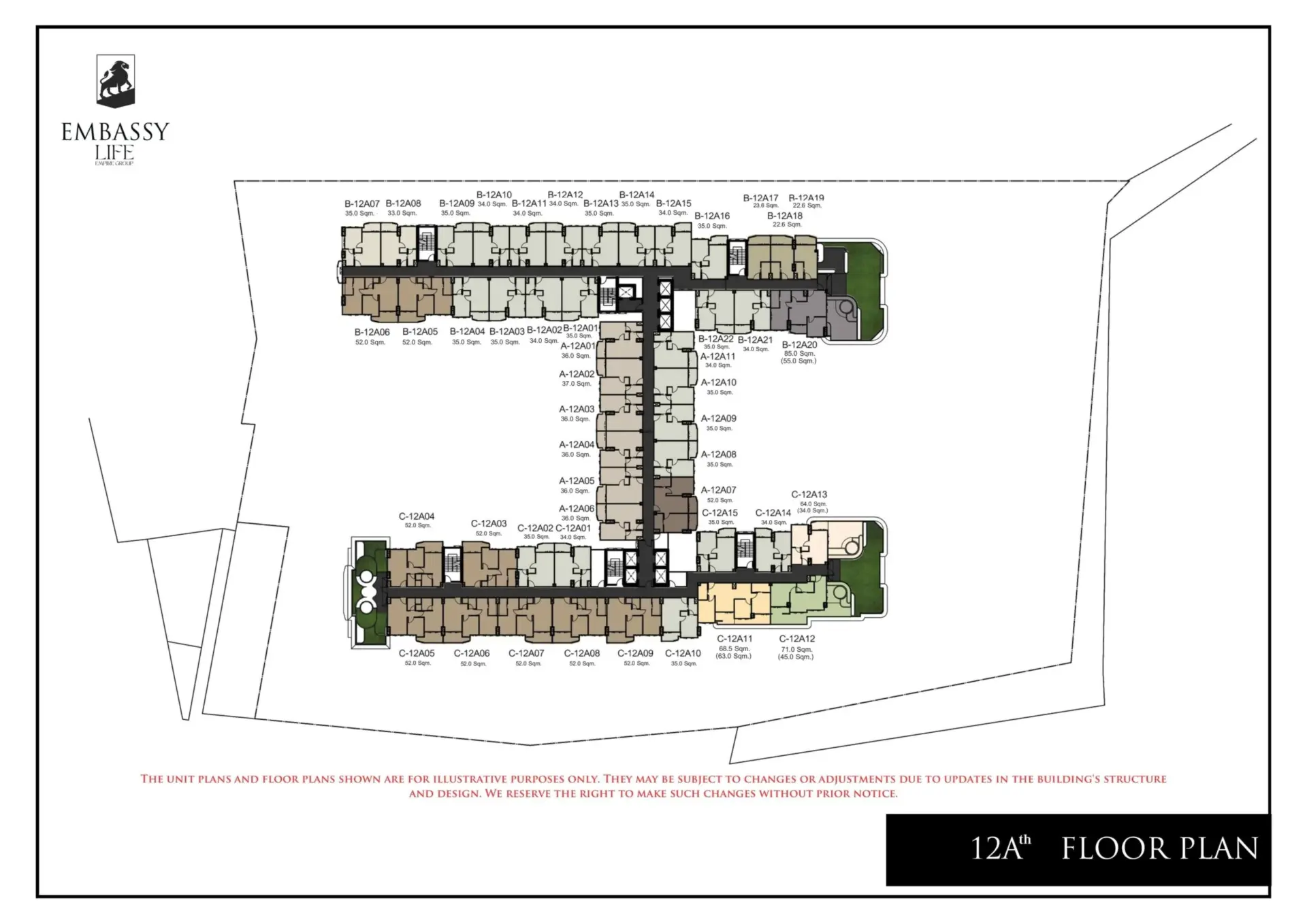 Embassy-Life-condominium-pattaya-12A-floor-plan-select-property-pattaya