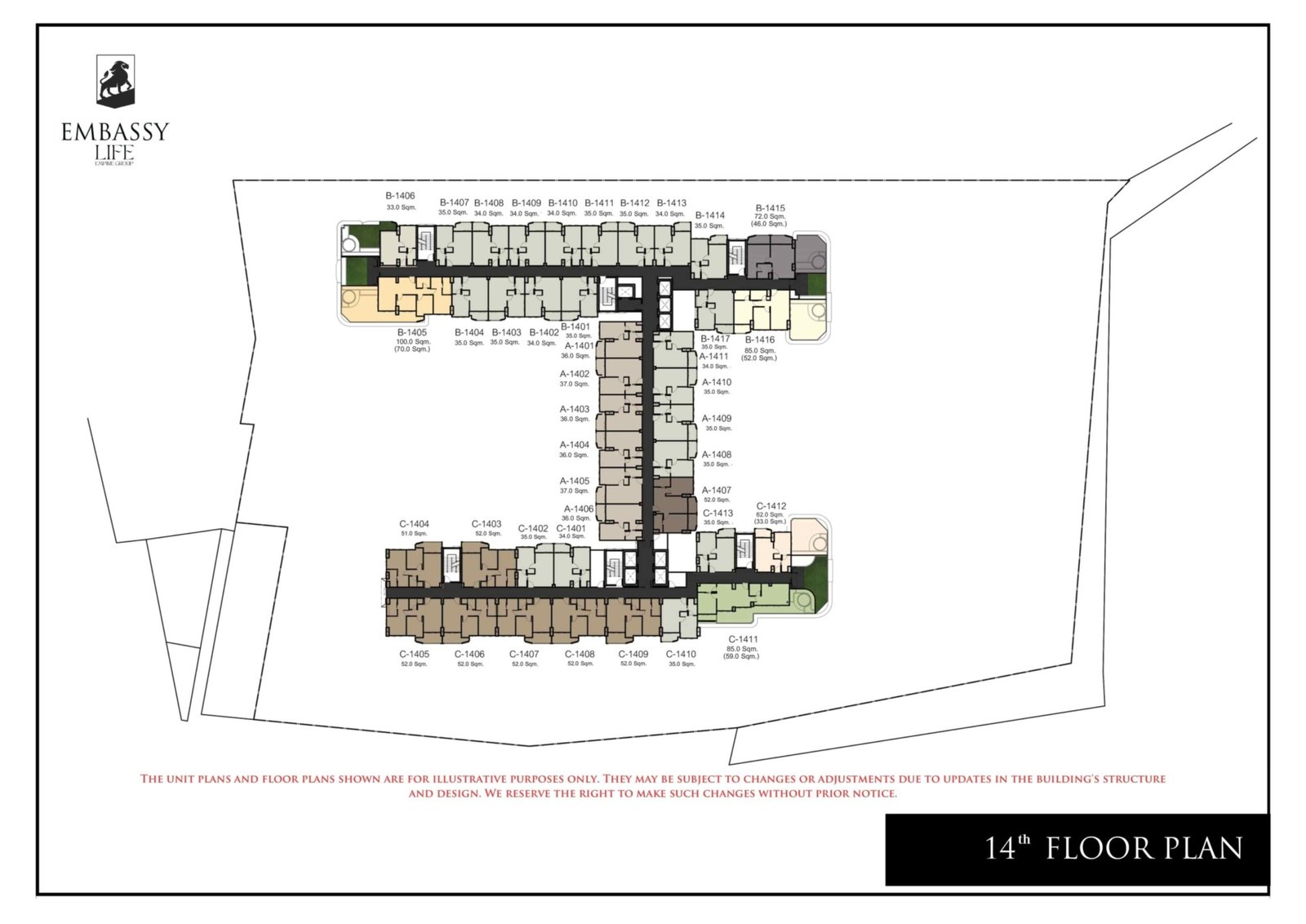 Embassy-Life-condominium-pattaya-14b-floor-plan-select-property-pattaya