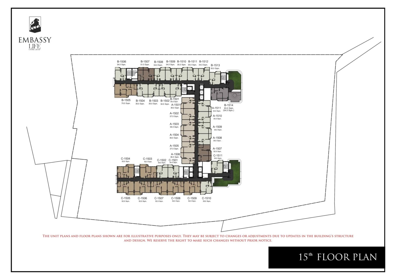 Embassy-Life-condominium-pattaya-15-floor-plan-select-property-pattaya