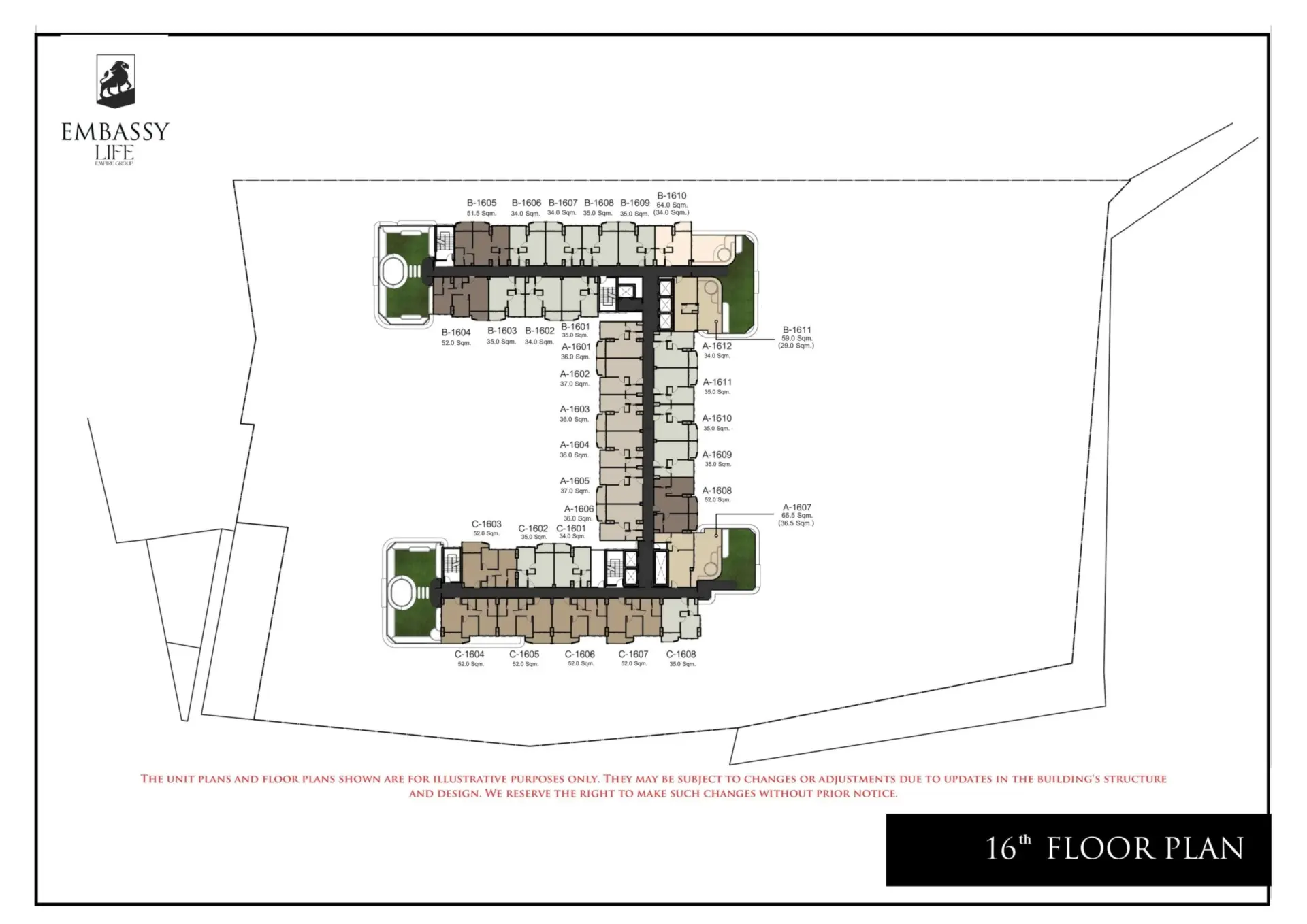 Embassy-Life-condominium-pattaya-16-floor-plan-select-property-pattaya