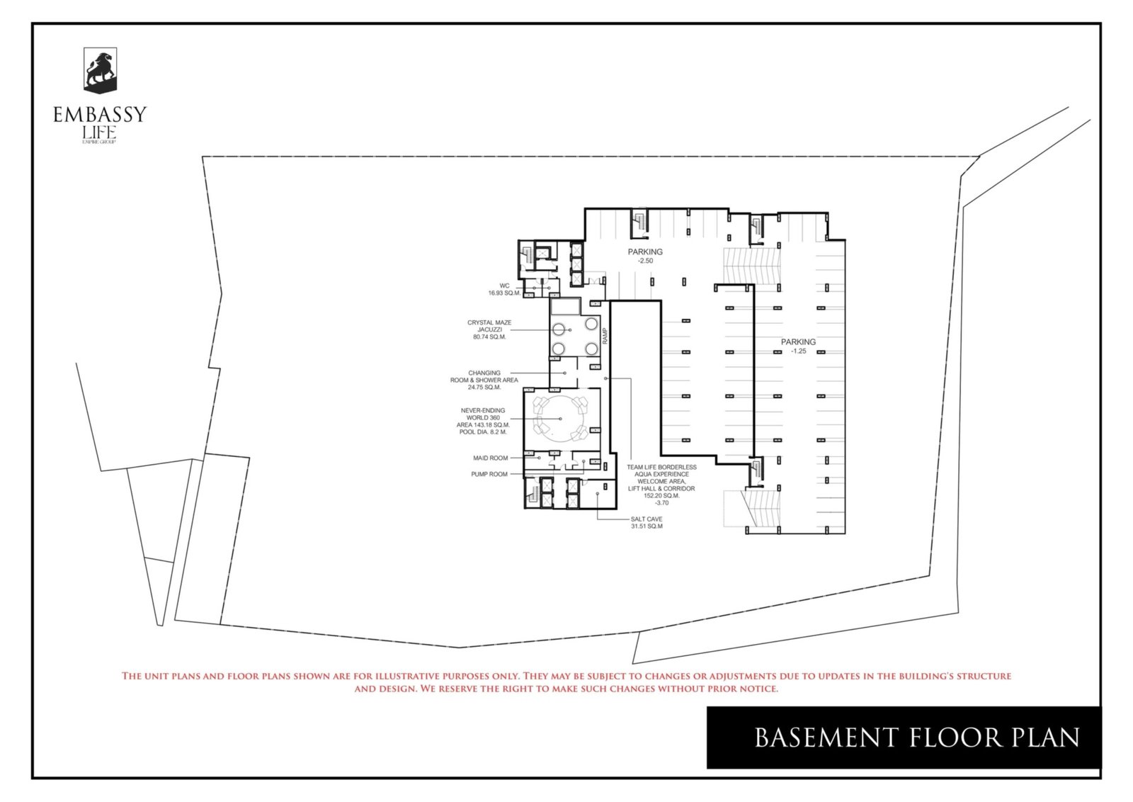 Embassy-Life-condominium-pattaya-Basement-floor-plan-select-property-pattaya