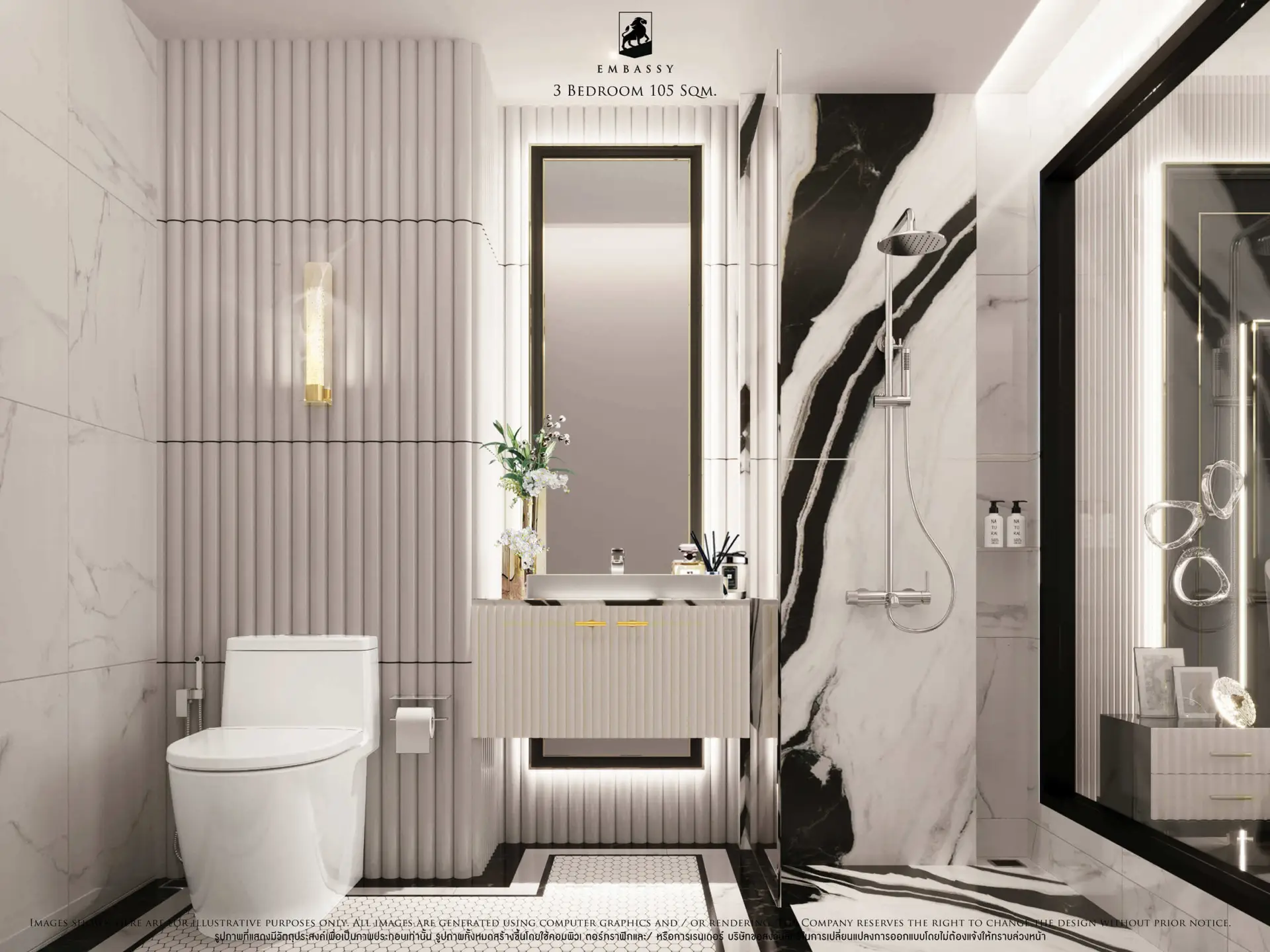 Embassy-Life-condominium-pattaya-presidential-suit-3-bedroom-100-106-sqm-plan-select-property-pattaya