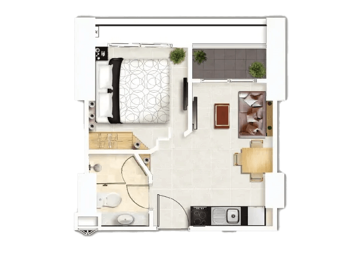 1 Bedroom Suite