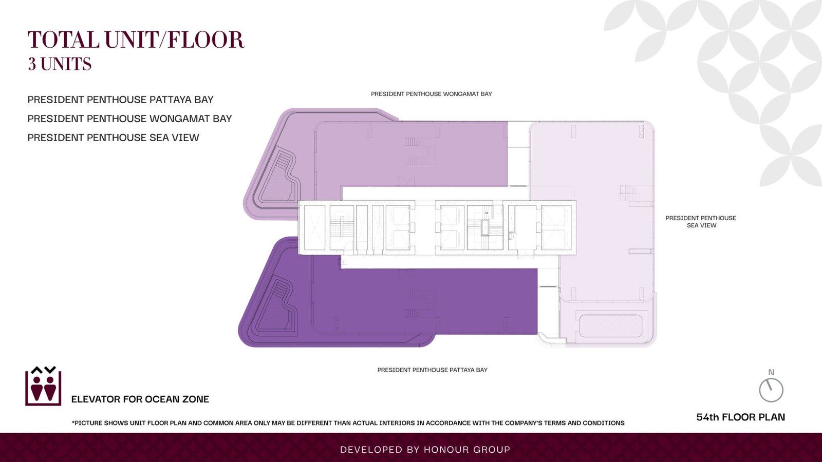 ONCE-Wongamat-Floor-Plan-Penthouse-54th-Floor-Select-property-pattaya