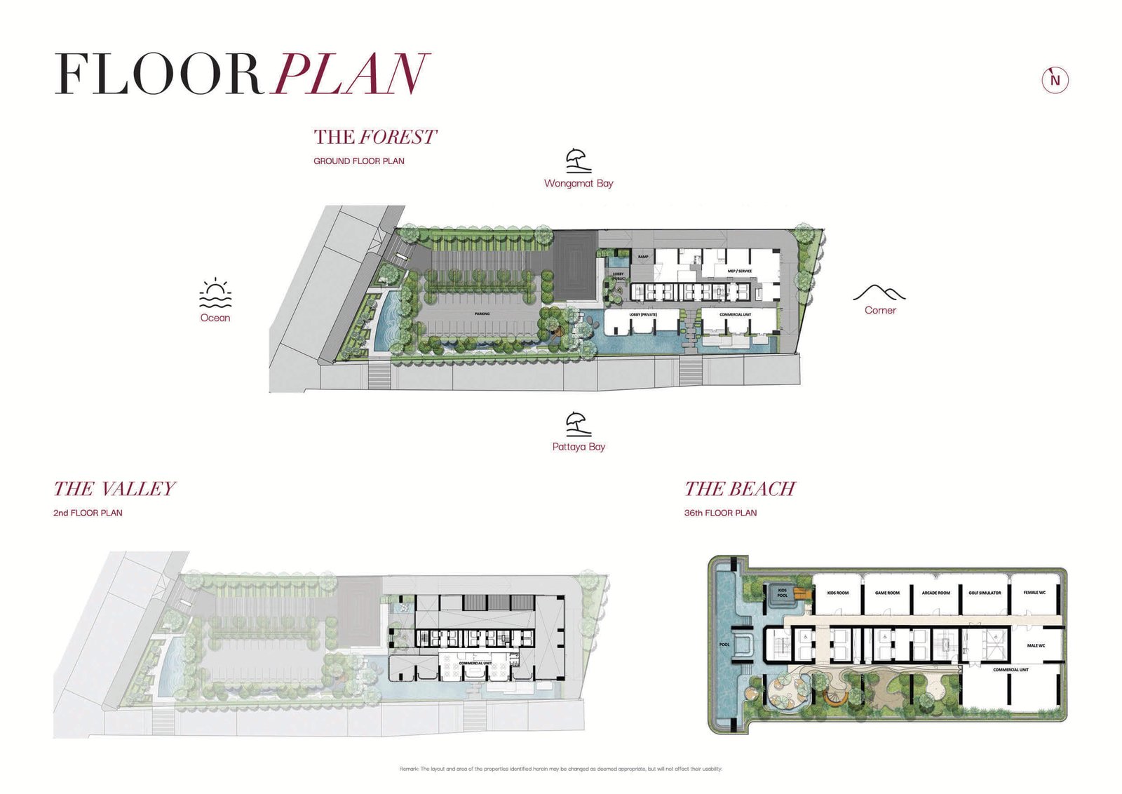 ONCE-Wongamat-floor-plan-Select-property-pattaya-1