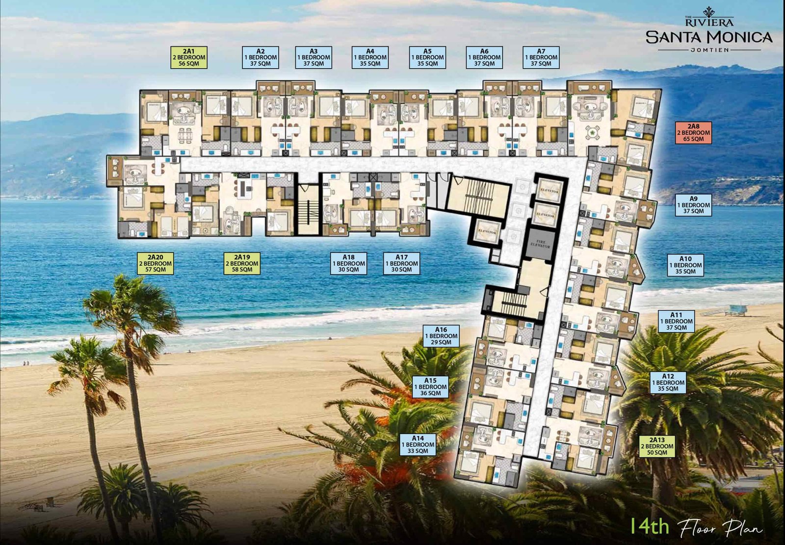 The-Riviera-Santa-Monica-14th-floor-plan-select-property-pattaya