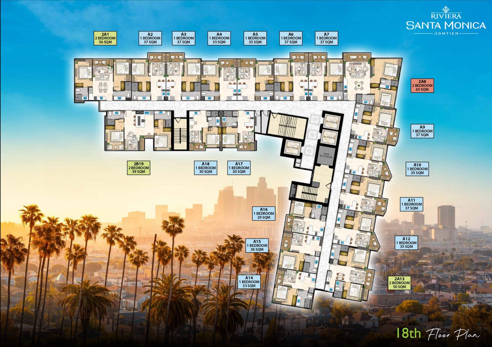 The-Riviera-Santa-Monica-18th-floor-plan-select-property-pattaya