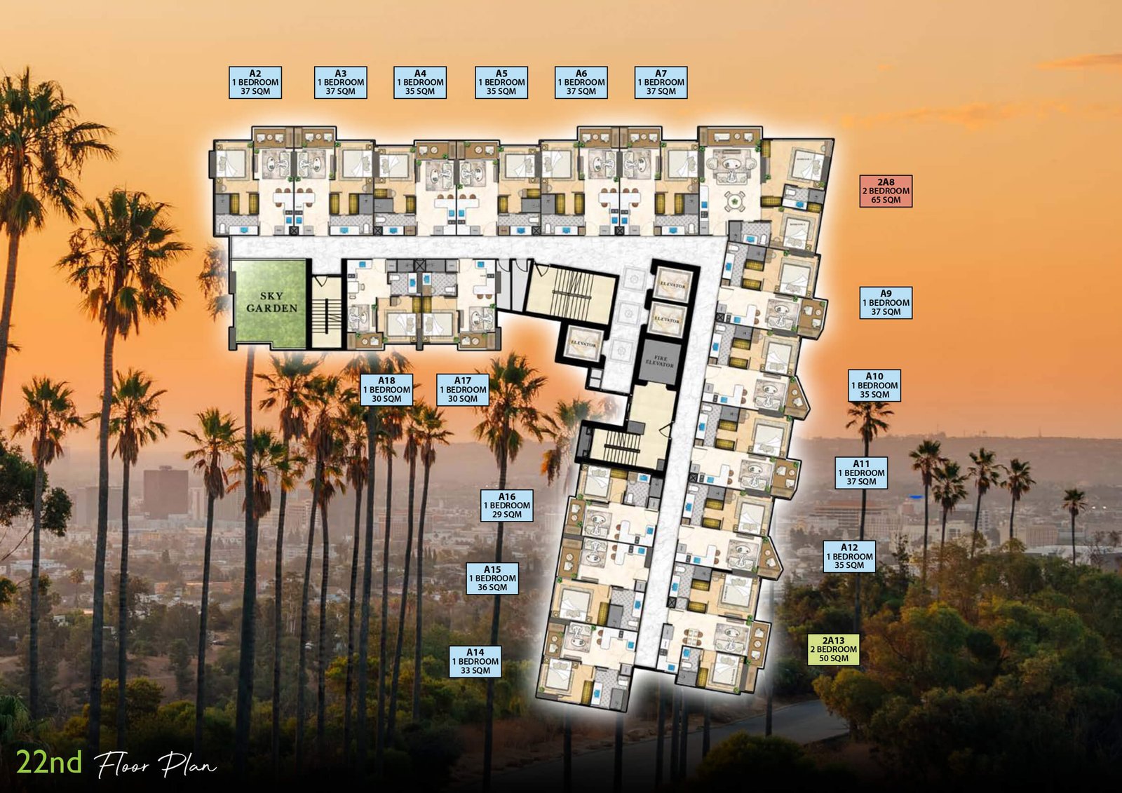 The-Riviera-Santa-Monica-22nd-floor-plan-select-property-pattaya