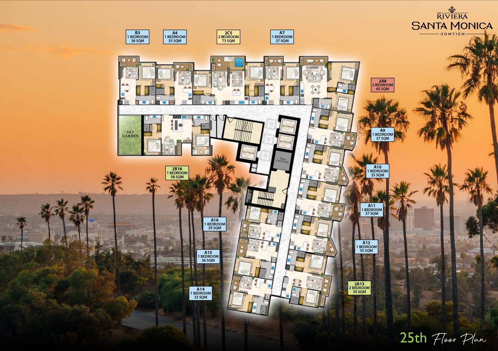 The-Riviera-Santa-Monica-25th-floor-plan-select-property-pattaya