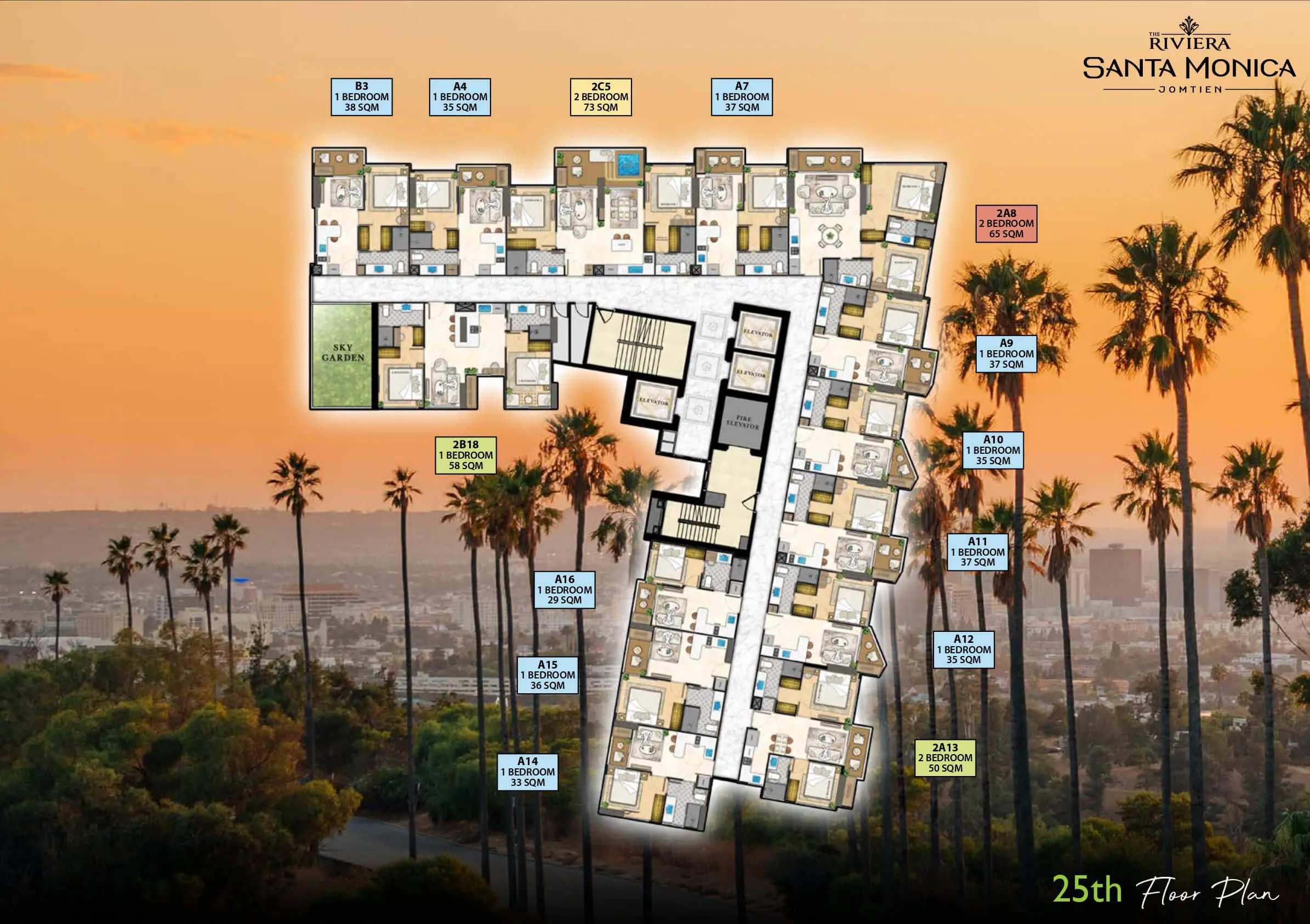 The-Riviera-Santa-Monica-25th-floor-plan-select-property-pattaya