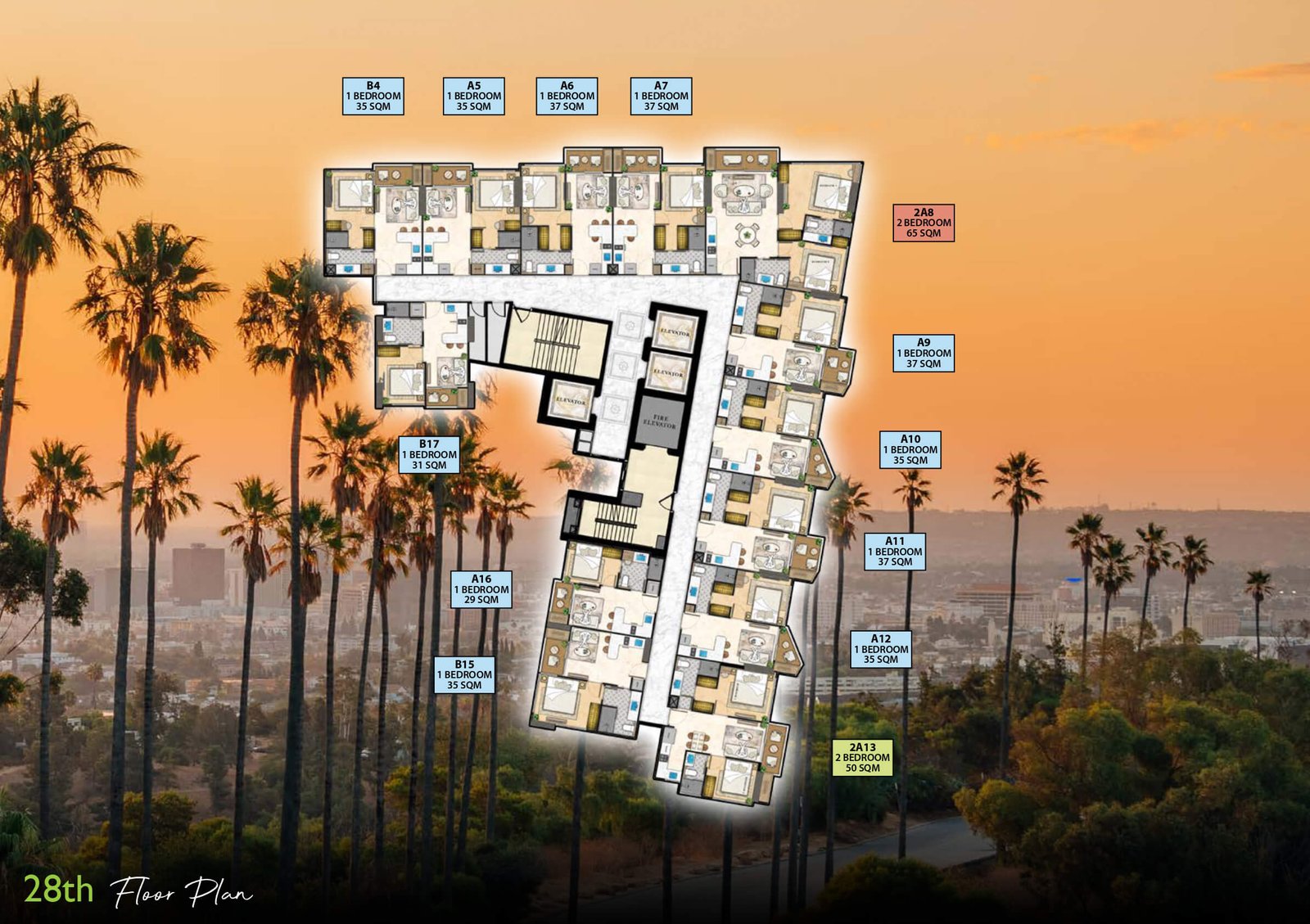 The-Riviera-Santa-Monica-28th-floor-plan-select-property-pattaya