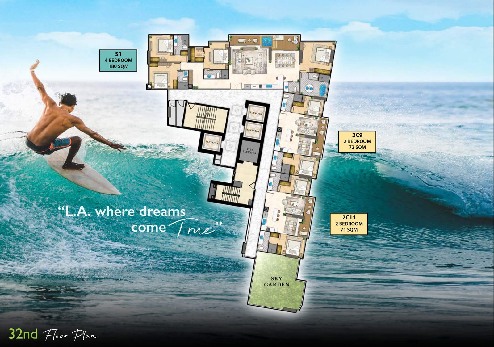 The-Riviera-Santa-Monica-32nd-floor-plan-select-property-pattaya