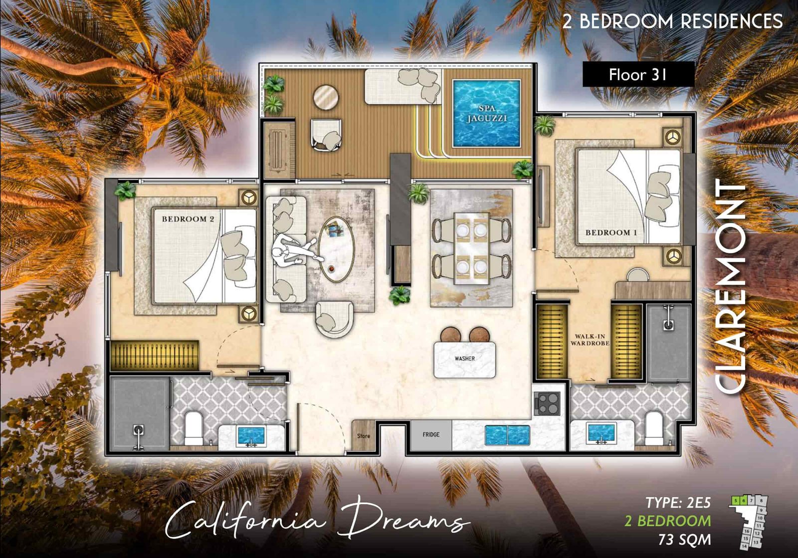 The-Riviera-Santa-Monica-claremont-type-2E5-2-bedroom-plan-select-property-pattaya