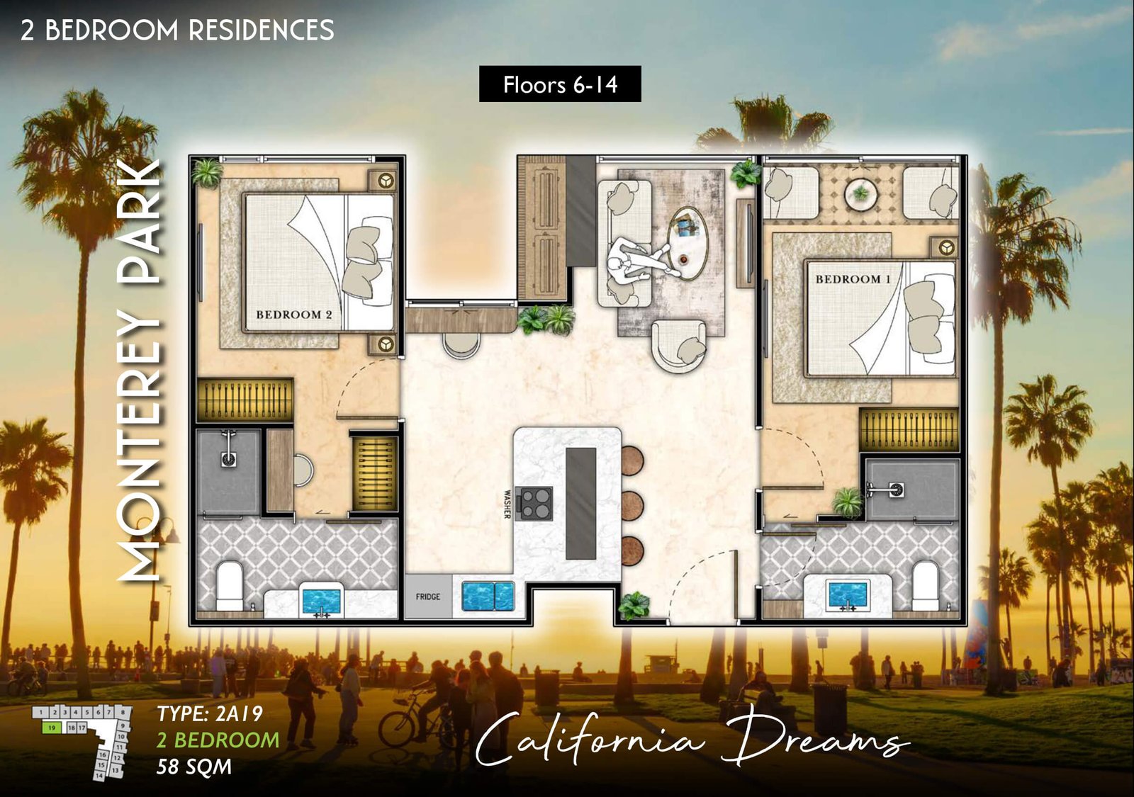 The-Riviera-Santa-Monica-monterey-park-type-2A19-2-bedroom-plan-select-property-pattaya