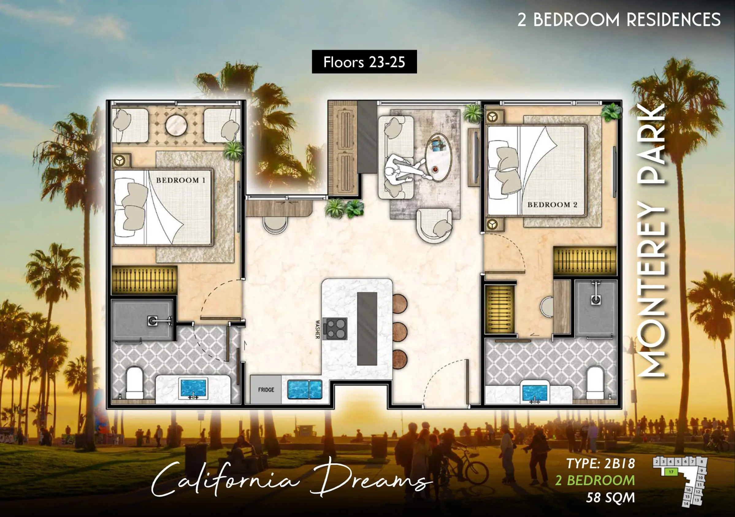 The-Riviera-Santa-Monica-monterey-park-type-2B18-2-bedroom-plan-select-property-pattaya