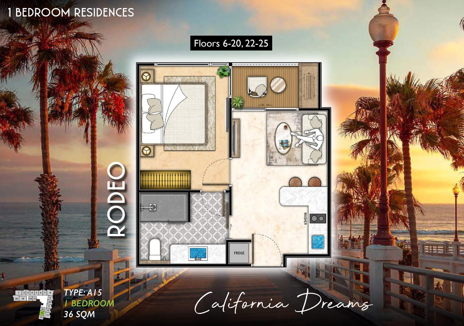 The-Riviera-Santa-Monica-rodeo-type-A15-1-bedroom-plan-select-property-pattaya