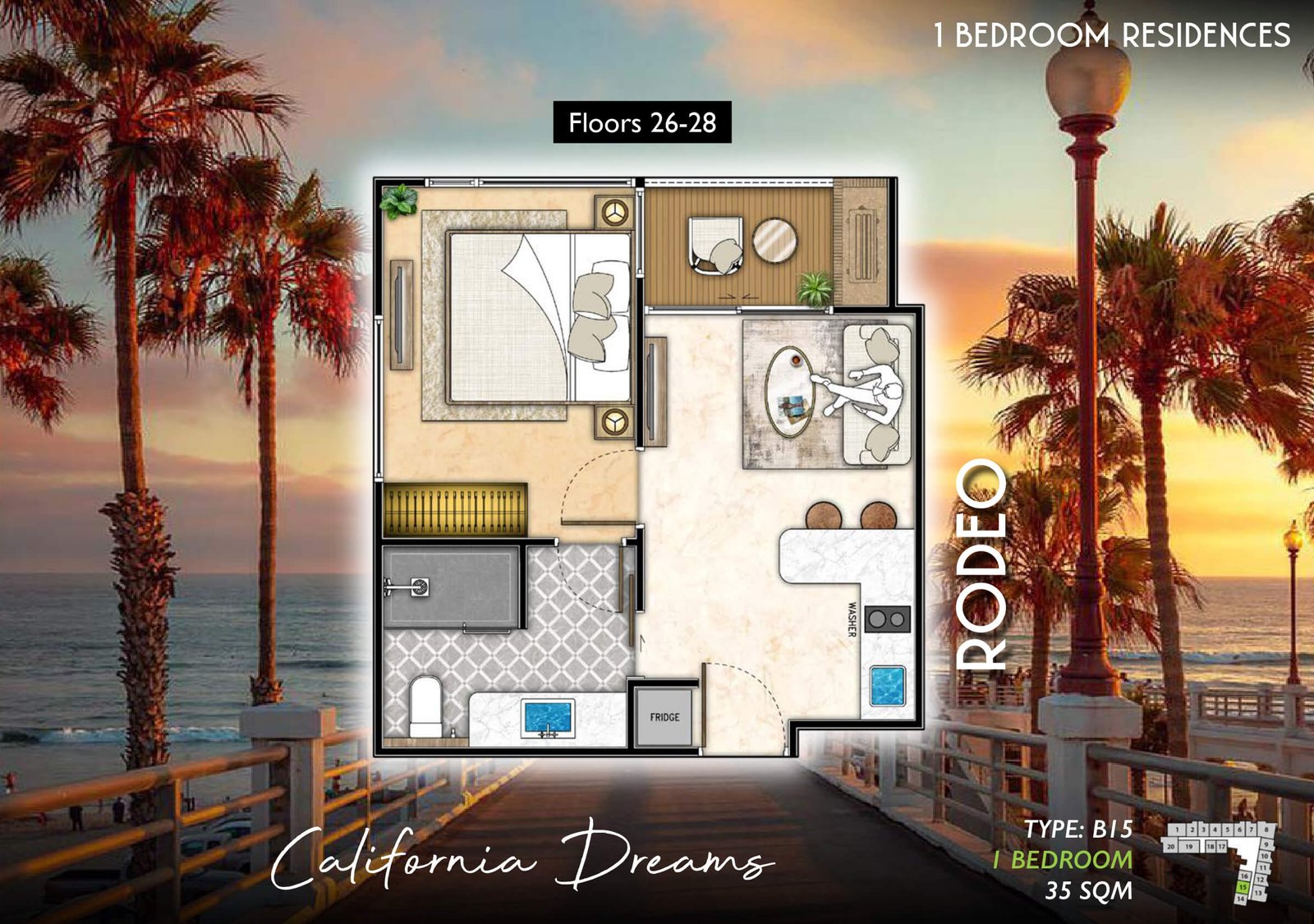 The-Riviera-Santa-Monica-rodeo-type-B15-1-bedroom-plan-select-property-pattaya