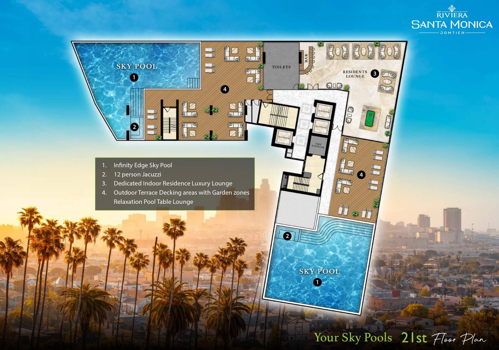 The-Riviera-Santa-Monica-your-sky-pool-21st-floor-plan-select-property-pattaya