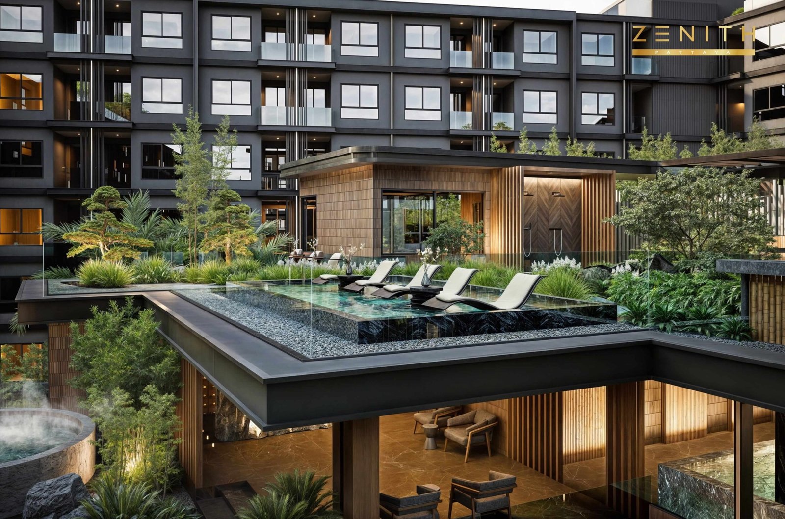Zenith Pattaya Redefining Modern Luxury & Japanese-Inspired Wellness - select properety pattaya