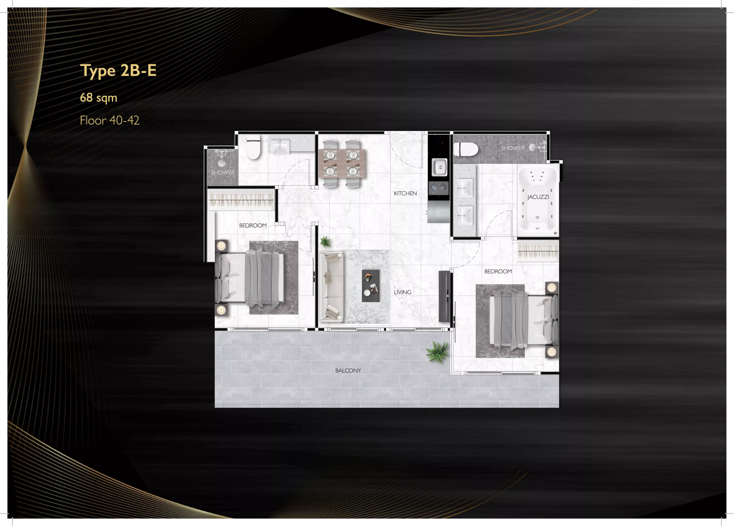 grand solaire noble 2 bedroom - E 68 sqm F40-42 - select property