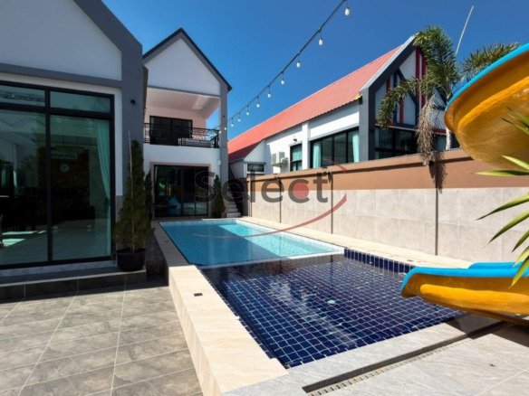 Exclusive 5-Bedroom Modern Luxury Pool Villa - Prime Jomtien Location SSC2601151 - select property pattaya