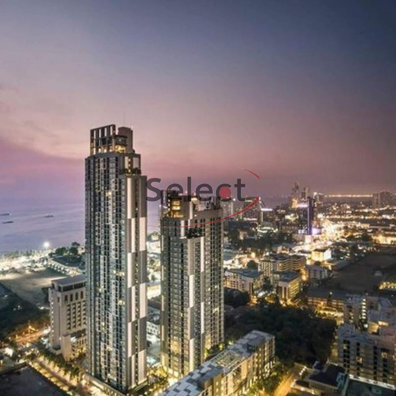Luxury 2-Bedroom Sky Residence on the 29th Floor at Centric Sea Pattaya RS260293 - select property pattaya