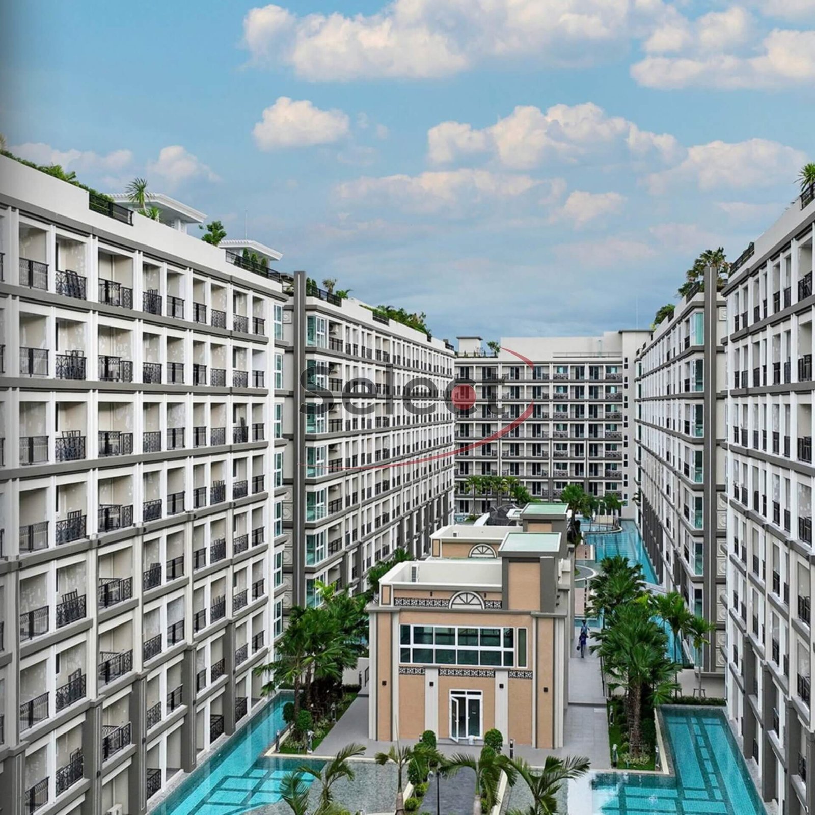 Modern 1-Bedroom Pool-Access Style Suite at Dusit Grand Park 2 Jomtien RS260297 - select property pattaya