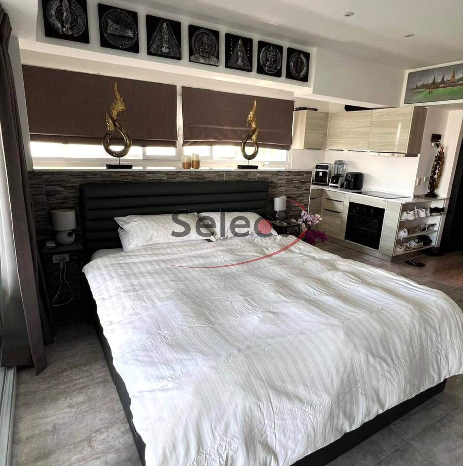 Newly Renovated 9th Floor Studio with Partial Sea View at Sombat Pattaya Condotel SSC2602179 - select property pattaya