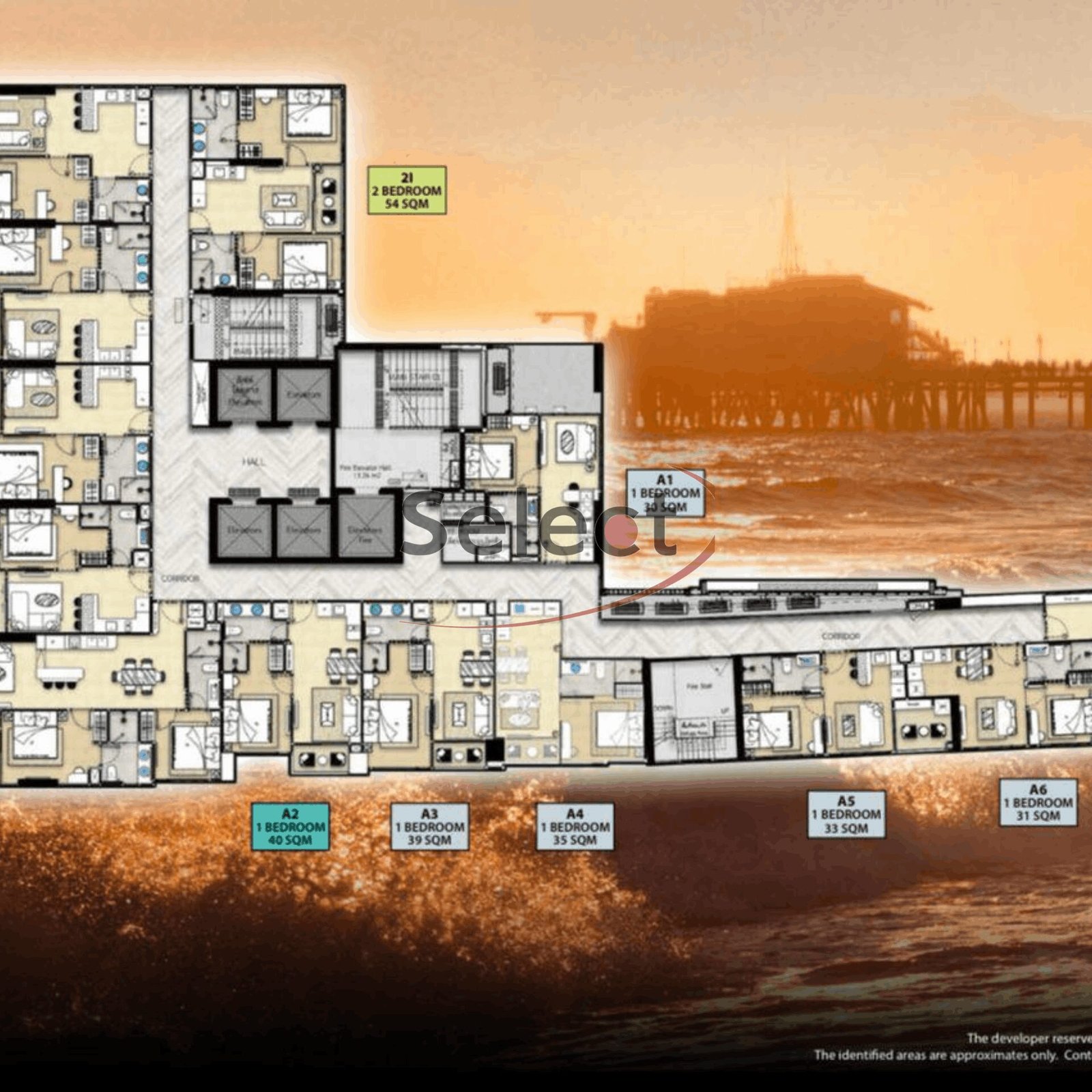 The Riviera Malibu Ultra-Luxury 23rd Floor Sea View Residence (The Hollywood Lifestyle) SSF2601147 - select property patataya