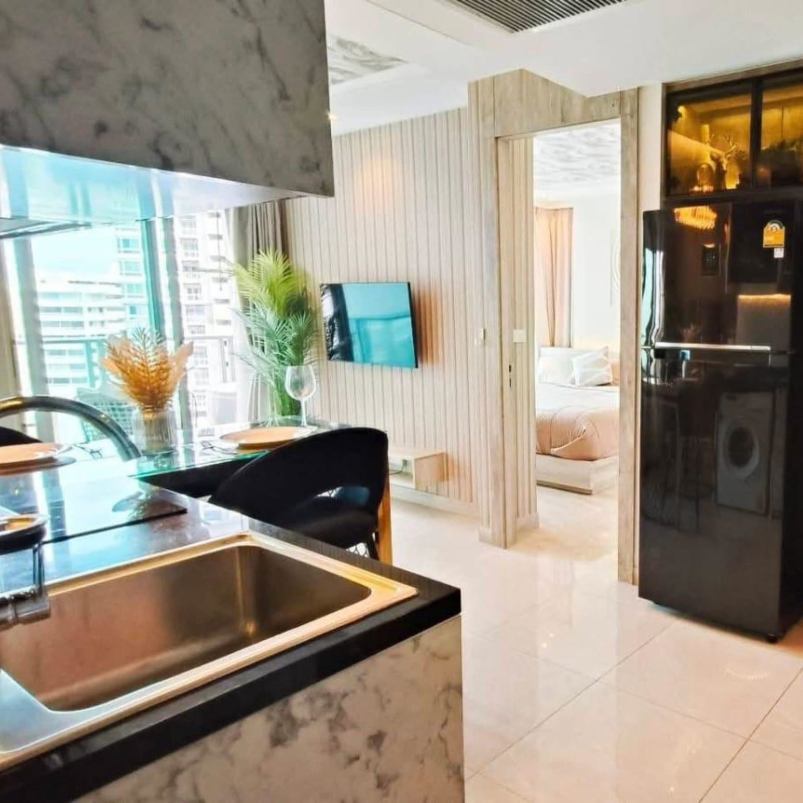 The Riviera Monaco Ultra-Luxury 1-Bedroom Corner Residence with Private Balcony Jacuzzi SSF2512135 - select property pattaya