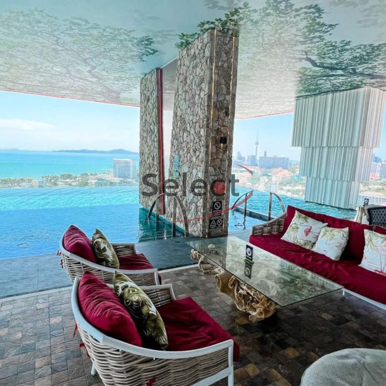 The Riviera Ocean Drive - High-Floor Sea View 1-Bedroom Luxury Suite RS260298 - select property pattaya