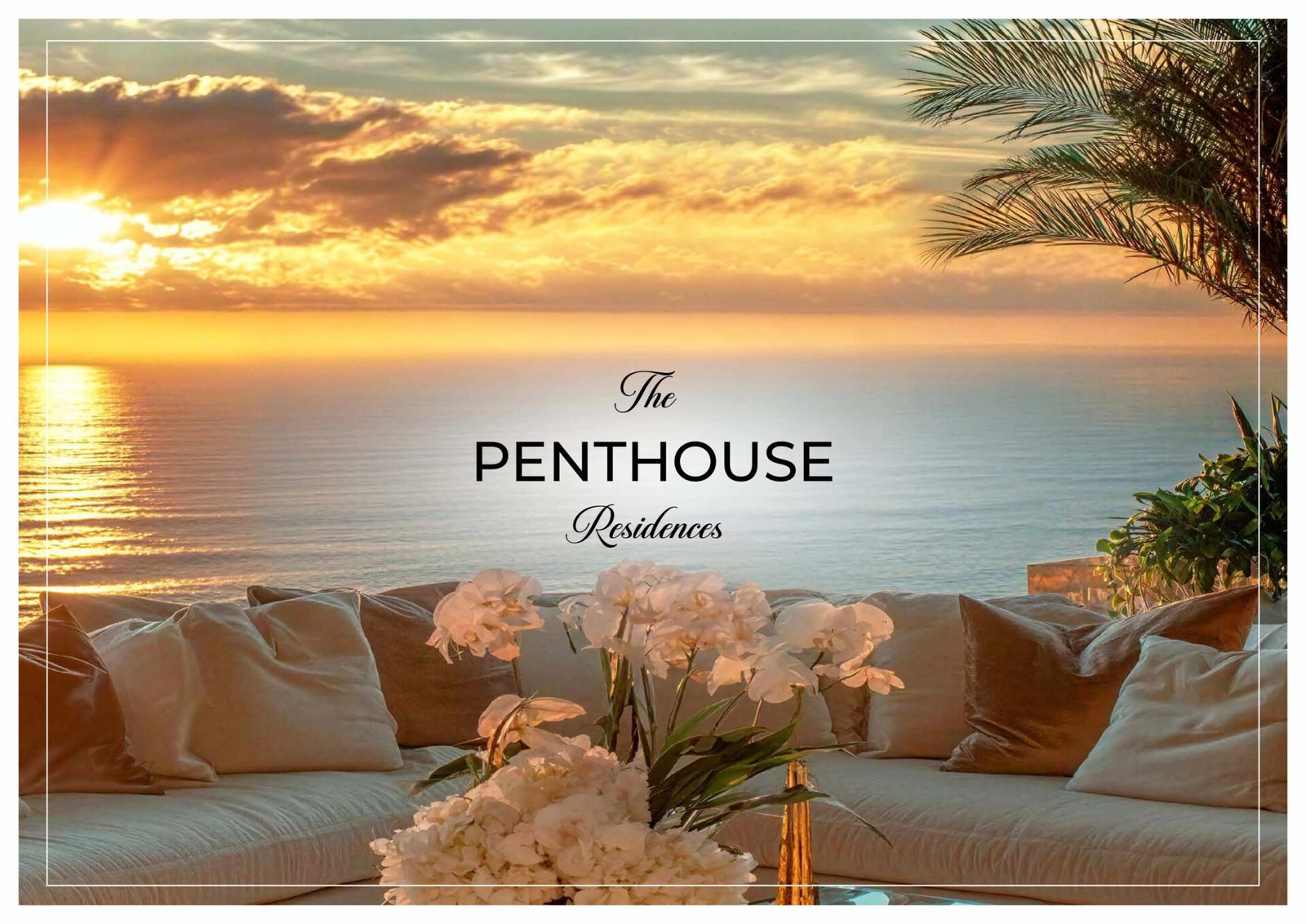 the riviera palm beach wongamat Penthouse 1 Floor Plan