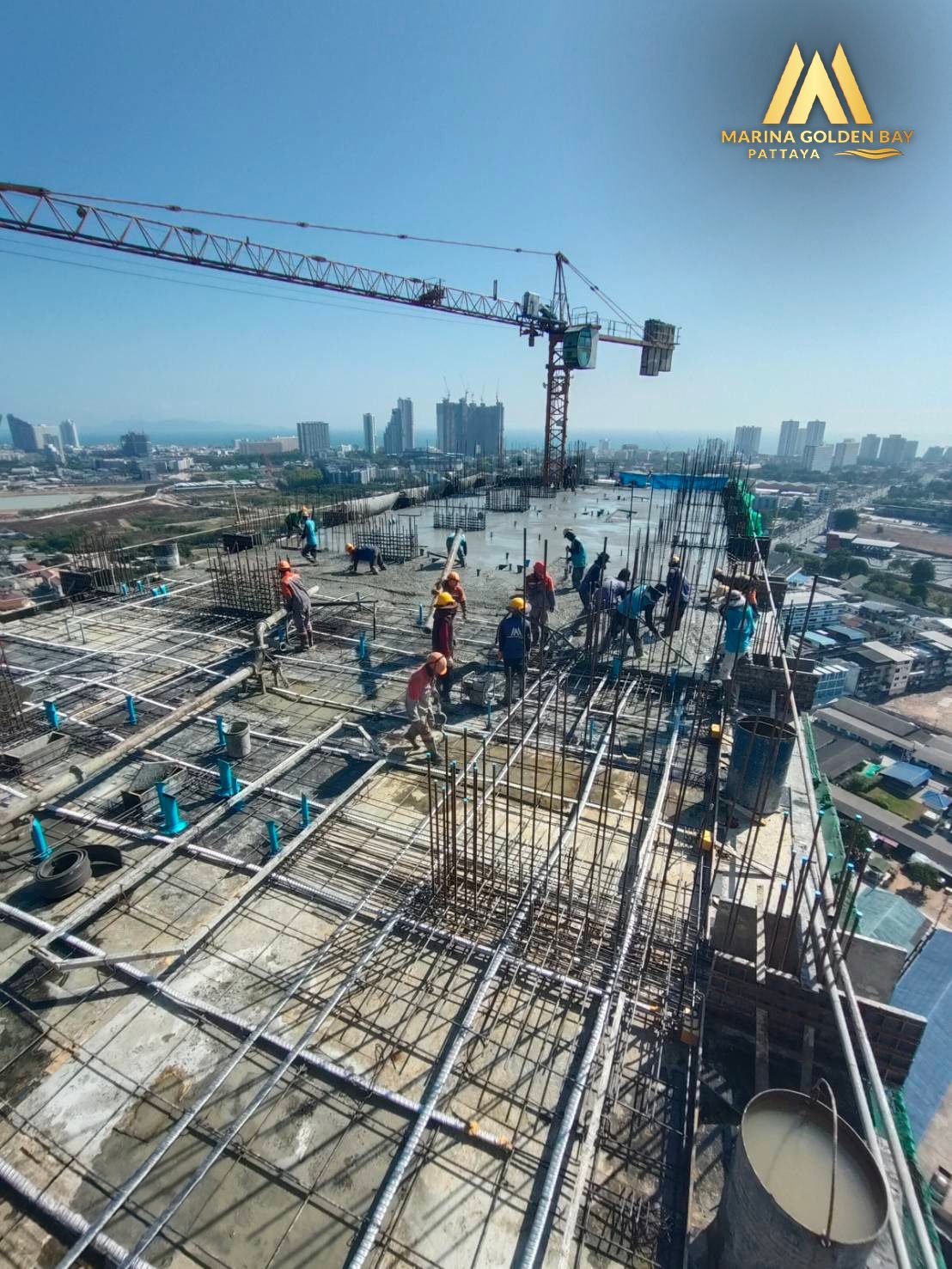Marina Golden Bay Pattaya constraction update 25 april 2026 - Select property pattaya