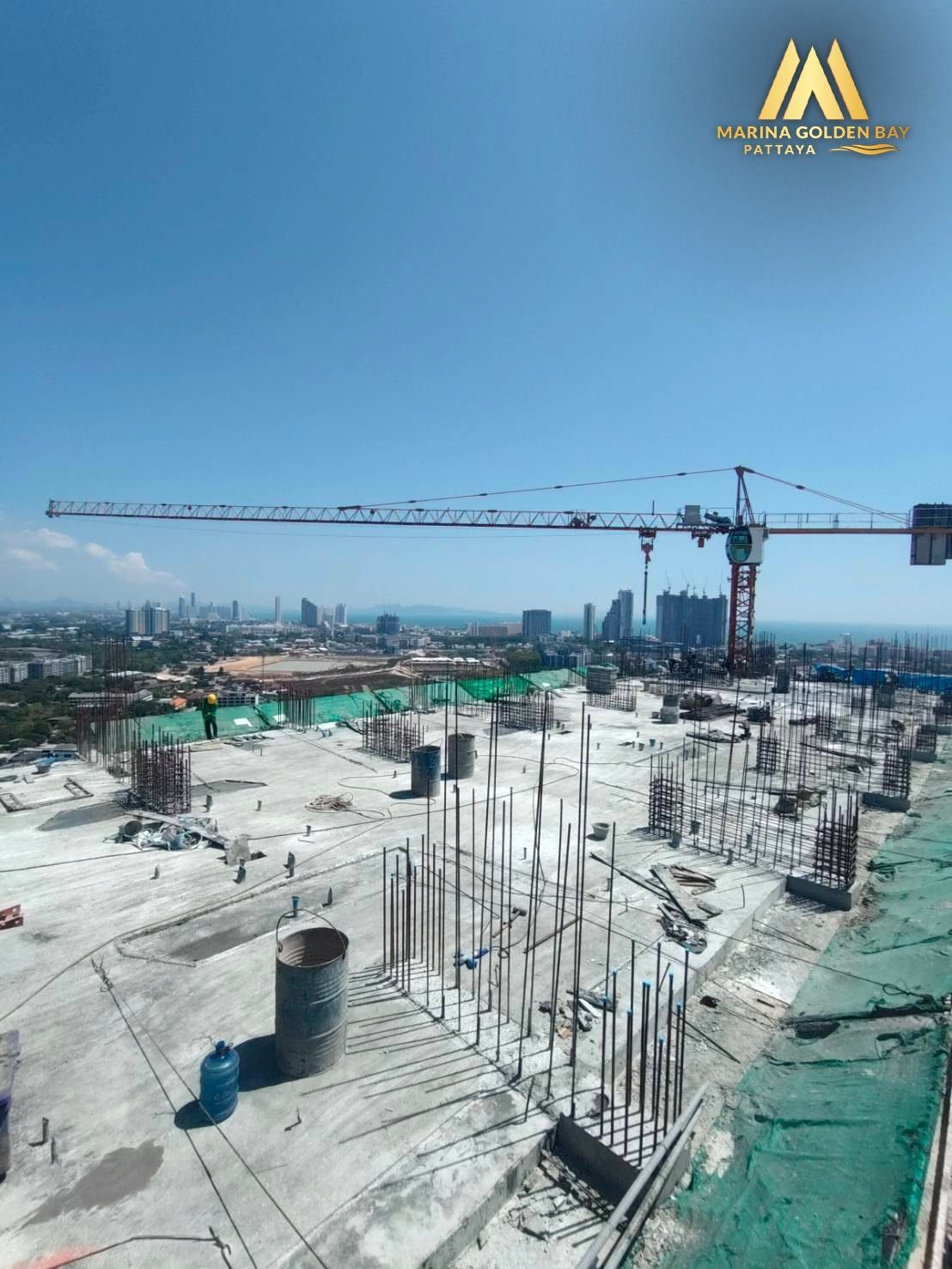 Marina Golden Bay Pattaya constraction update 25 april 2026 - Select property pattaya