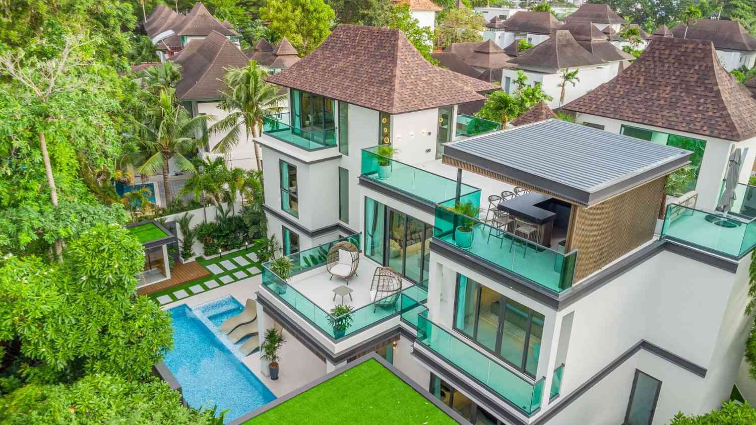 SCT260805 Nagawari 18 (2) SCT260805 Nagawari 18 : Luxury 3-Storey Modern Pool Villas - Na Jomtien 6