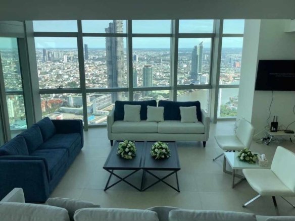 RS260915 The River Luxury Duplex Penthouse - 67th–68th floor Chao Phraya River Views